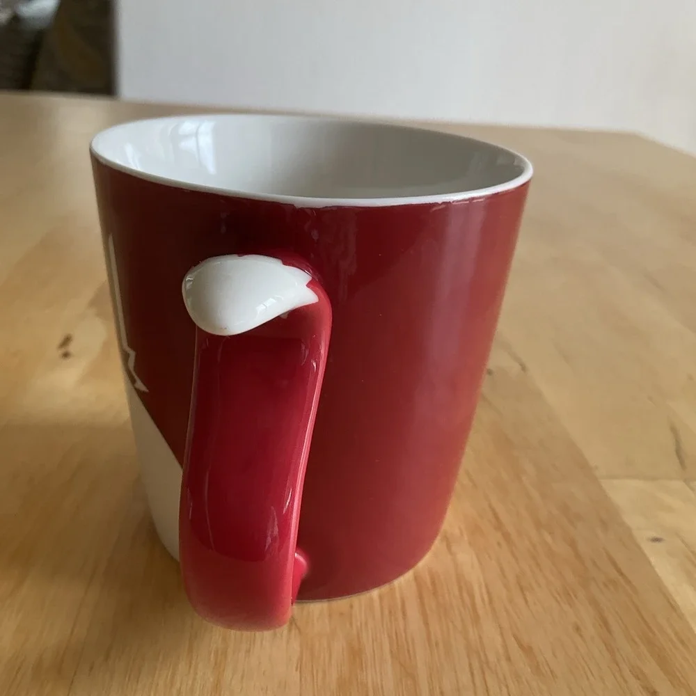 Starbucks Coffee Tea Mug 2012 Red Fox Tail Handle New Bone China - Picture 5 of 7
